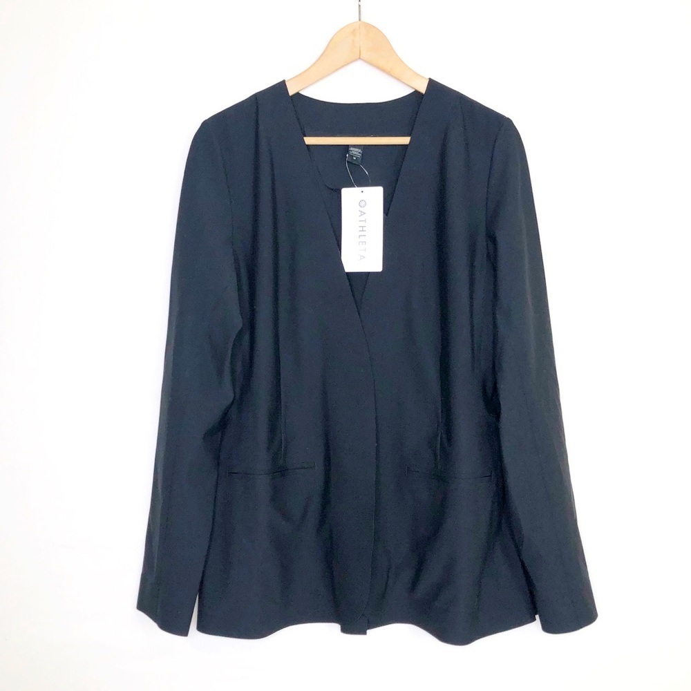 Athleta, black Avenue blazer